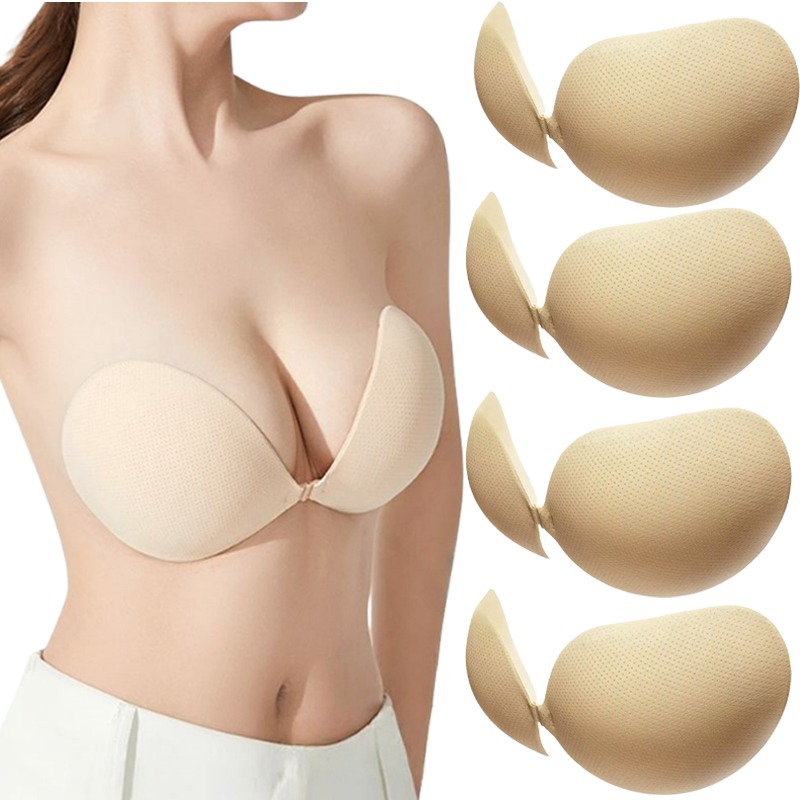 Push Up Bra Silicone - Sutiã Adesivo Push Up com Almofadas