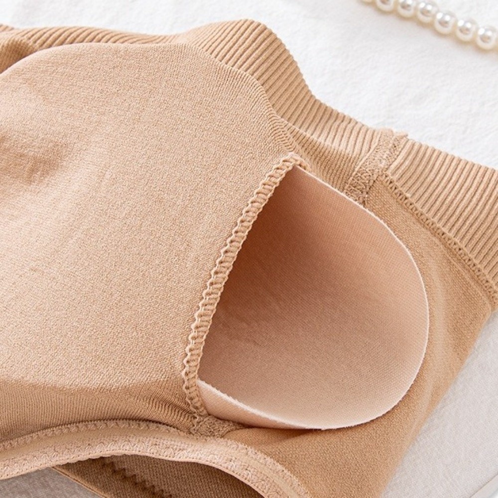 Push Up Bra Silicone - Sutiã Bandeau Sem Alças com Almofada,