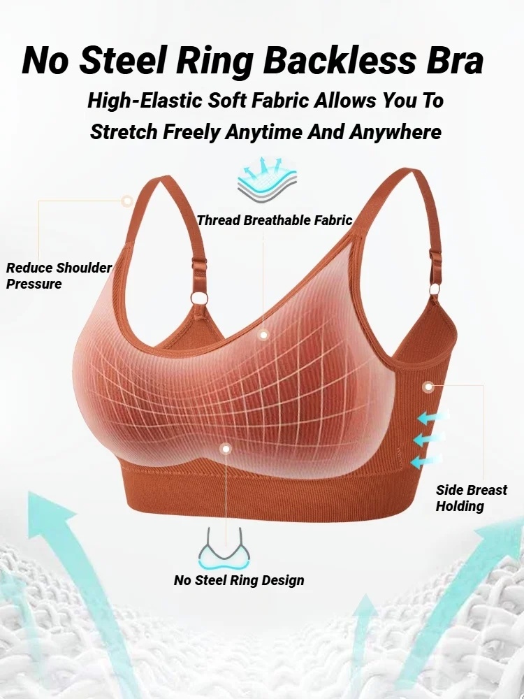 Sleep Bra Bralette - Sutiãs sem costura para mulheres, sutiãs
