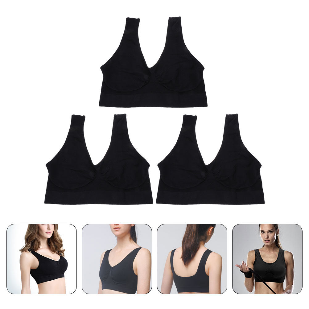 Wirefree Bra Comfort - 3 peças de sutiãs de yoga