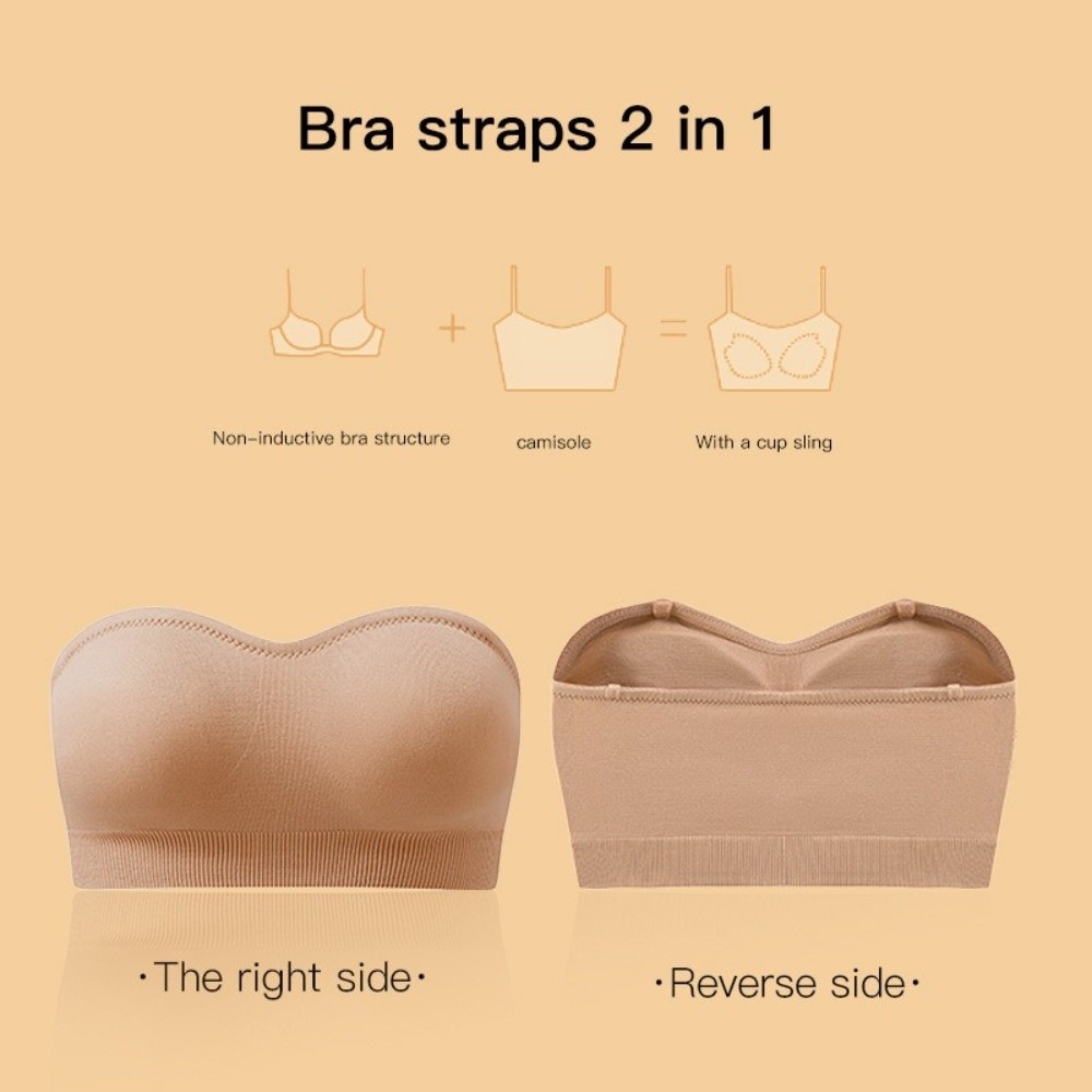 Sutiã Bandeau Sem Alças com Al - Push Up Bra Silicone avaliação e preço