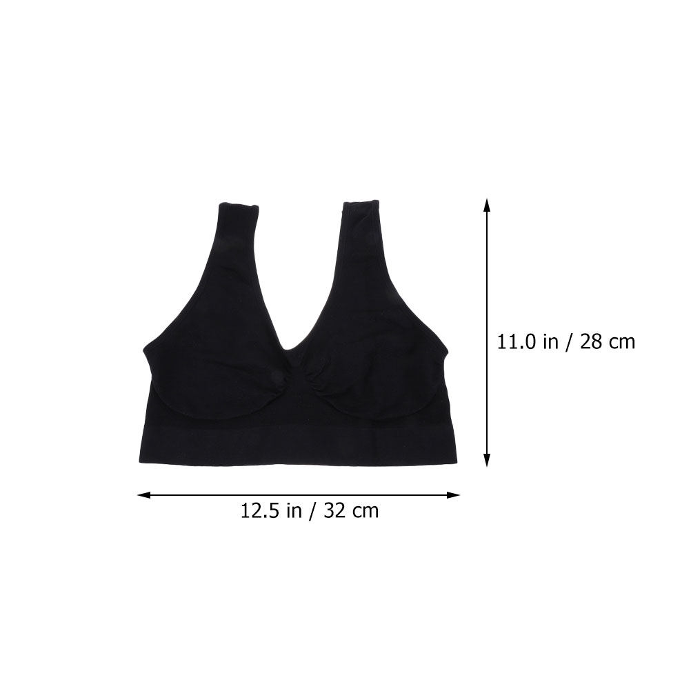 3 peças de sutiãs de yoga sem  - Wirefree Bra Comfort avaliação e preço